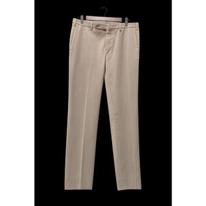Incotex Slowear Mens Khaki Chinos 36 Regular Fit Pattern M Stretch Cotton Italy